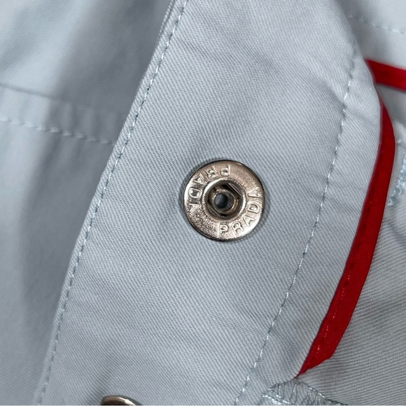 PRADA Women Trousers Pants Size 42 Fits 8 US light Blue made in Italy - Picture 5 of 11